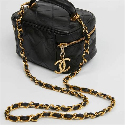 chanel makeup vanity case|chanel vanity bag vintage.